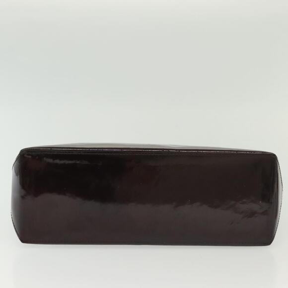LOUIS VUITTON Monogram Vernis Wilshire PM Hand Bag Amarante...